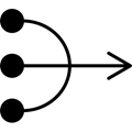 Icon representing iQ personalization