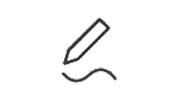 Icon representing the SMART Ink Annotation Software, a tool for digital writing and drawing.