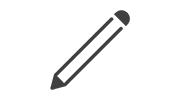 Icon of a pen representing the capability of SMART interactive displays that allows users to interact directly with Office documents for a hands-on collaboration experience.