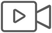 Icon of a video camera with the label 13 MP, indicating the megapixel count of the SMART Document Camera 650's camera.