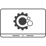 Whiteboard with SMART Control icon